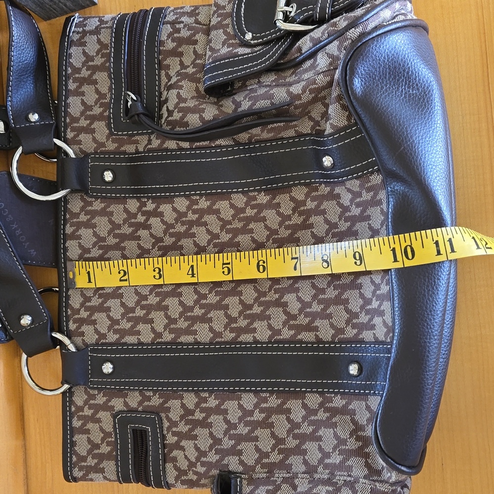 New York & Company Brown Signature Tote Bag - Picture 11 of 13